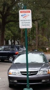 veterans parking