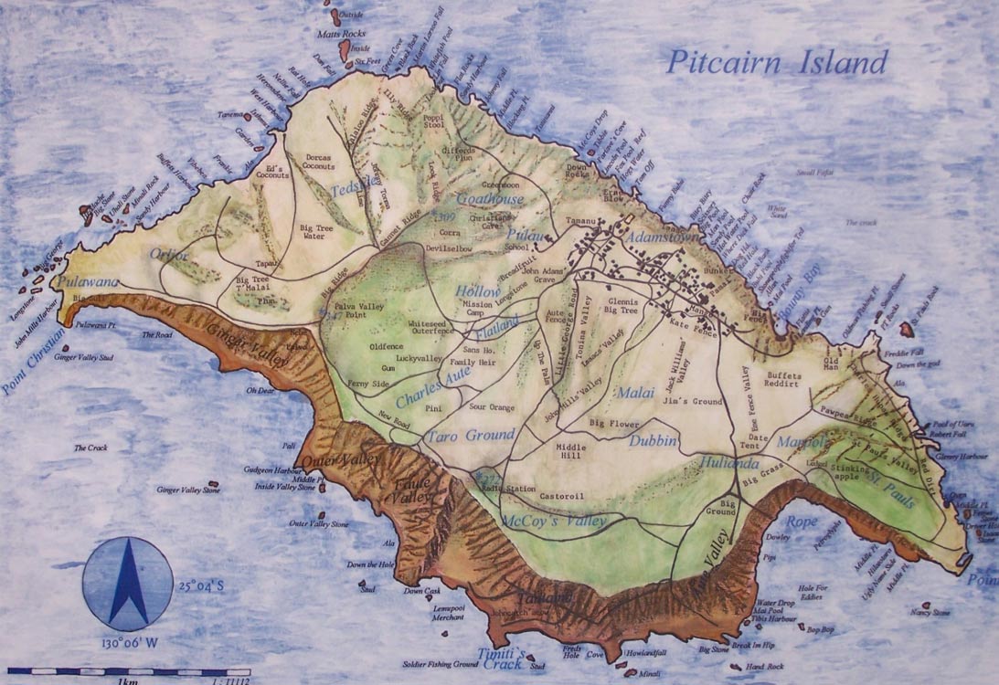 Pitcairn-Island-Map